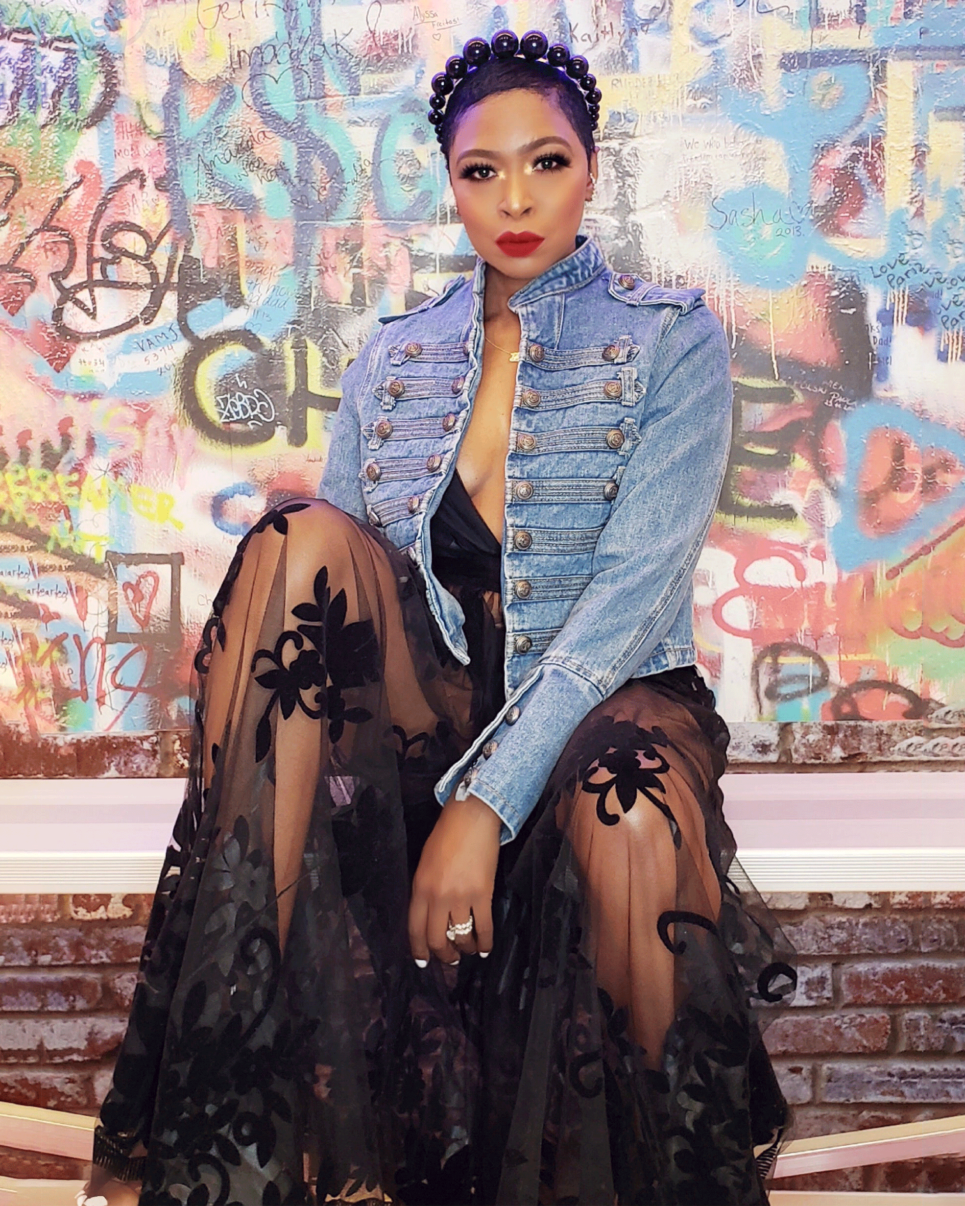 GO AWF DENIM JACKET