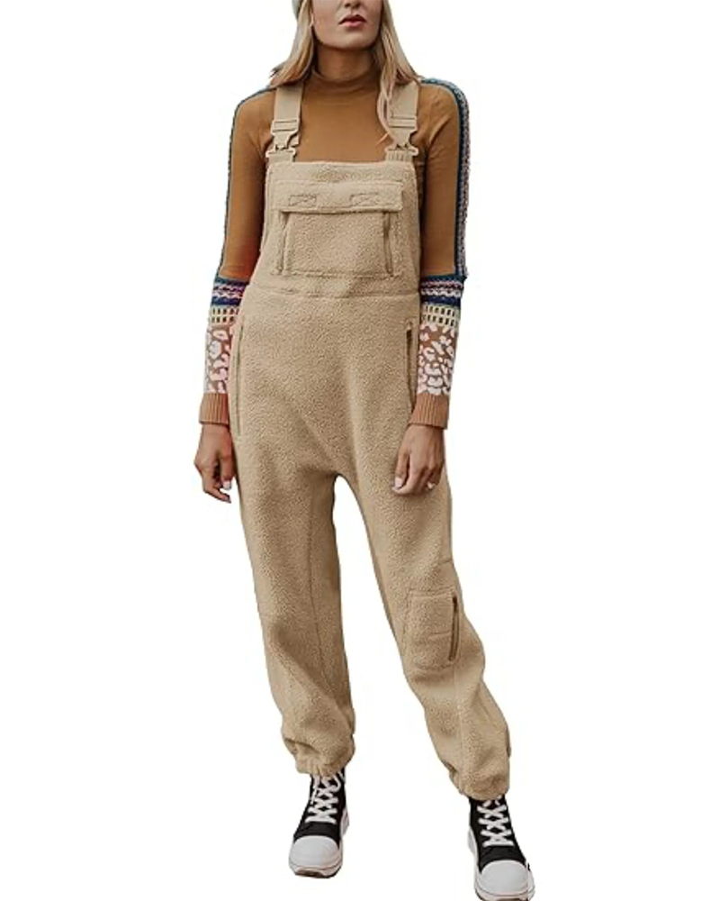 Fleece Overalls