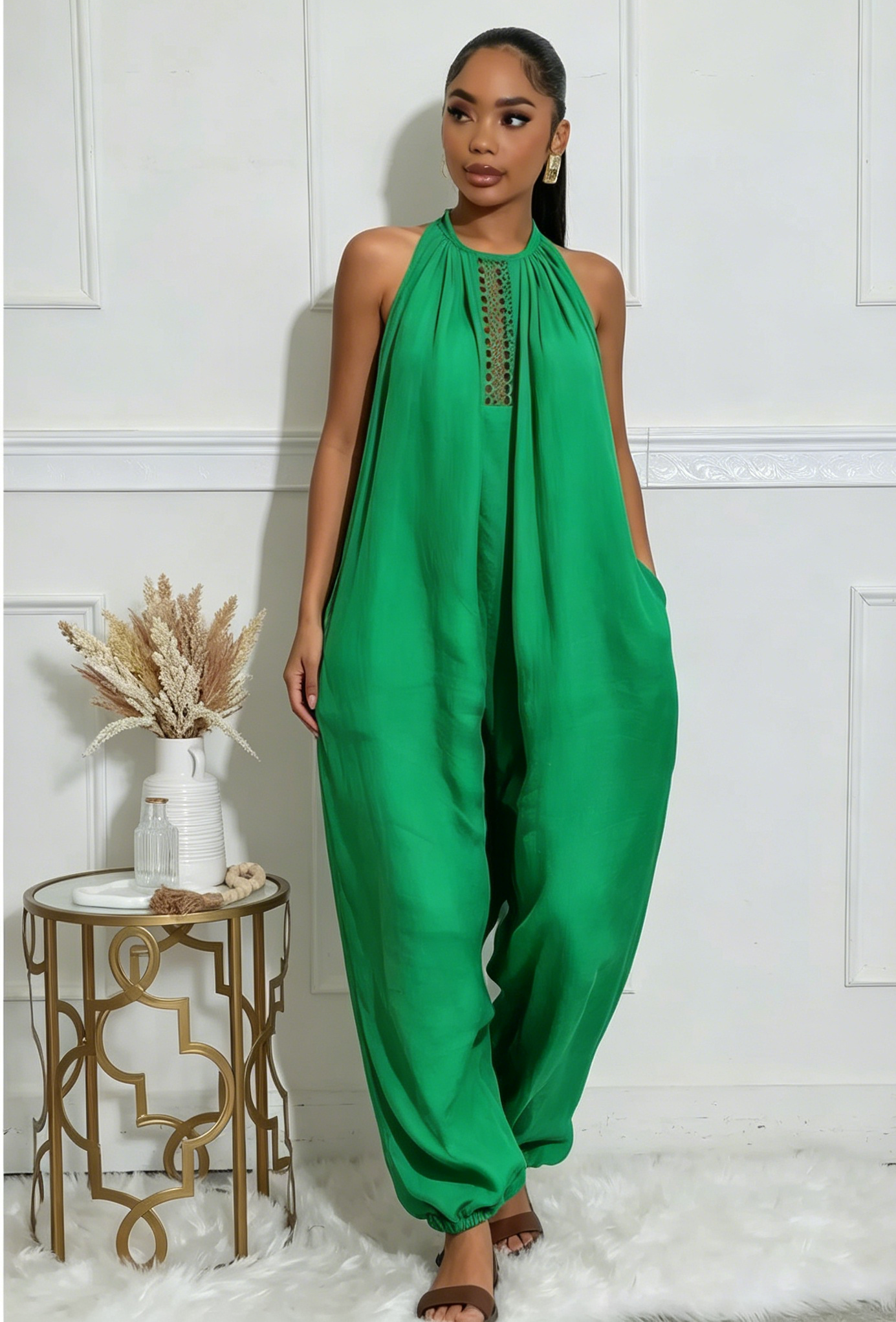 Halcyon Days Halter Jumpsuit