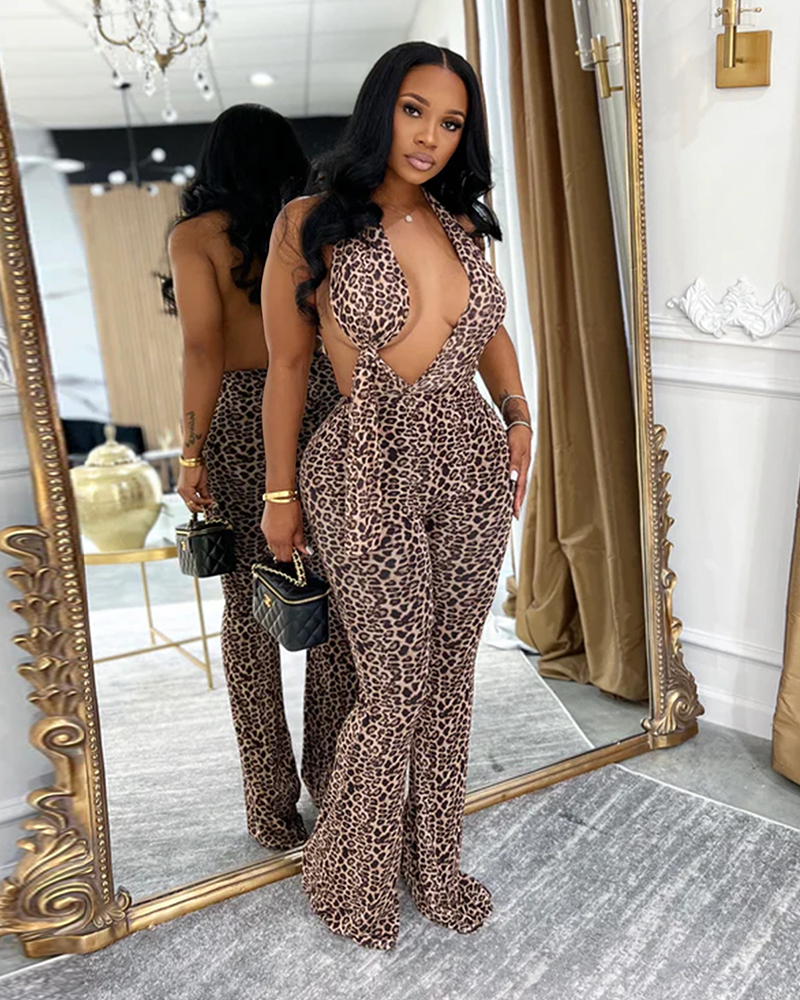 Spicy Print Jumpsuit
