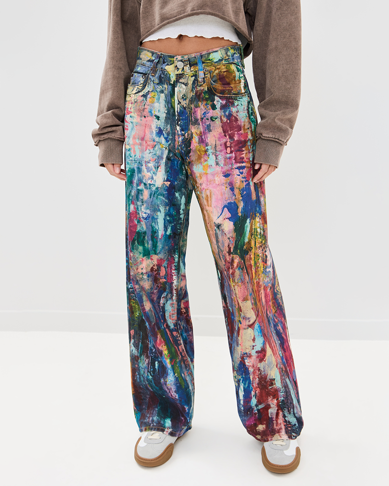 Paint Splash Jeans