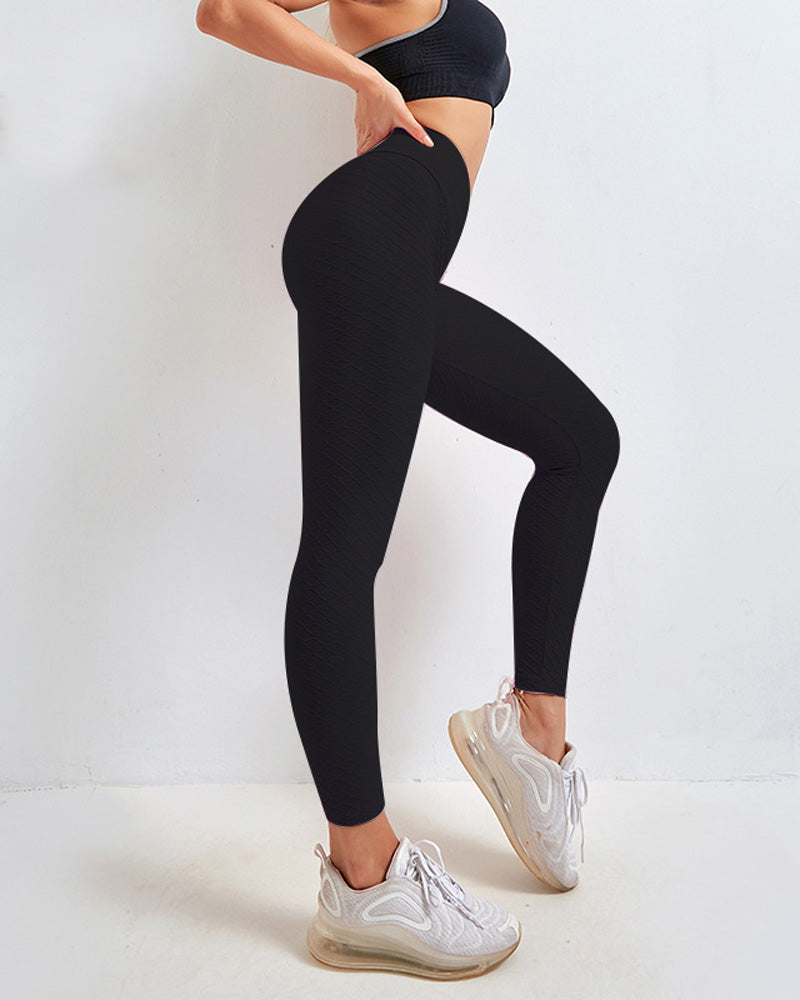 Crossover Butt Lifting Leggings