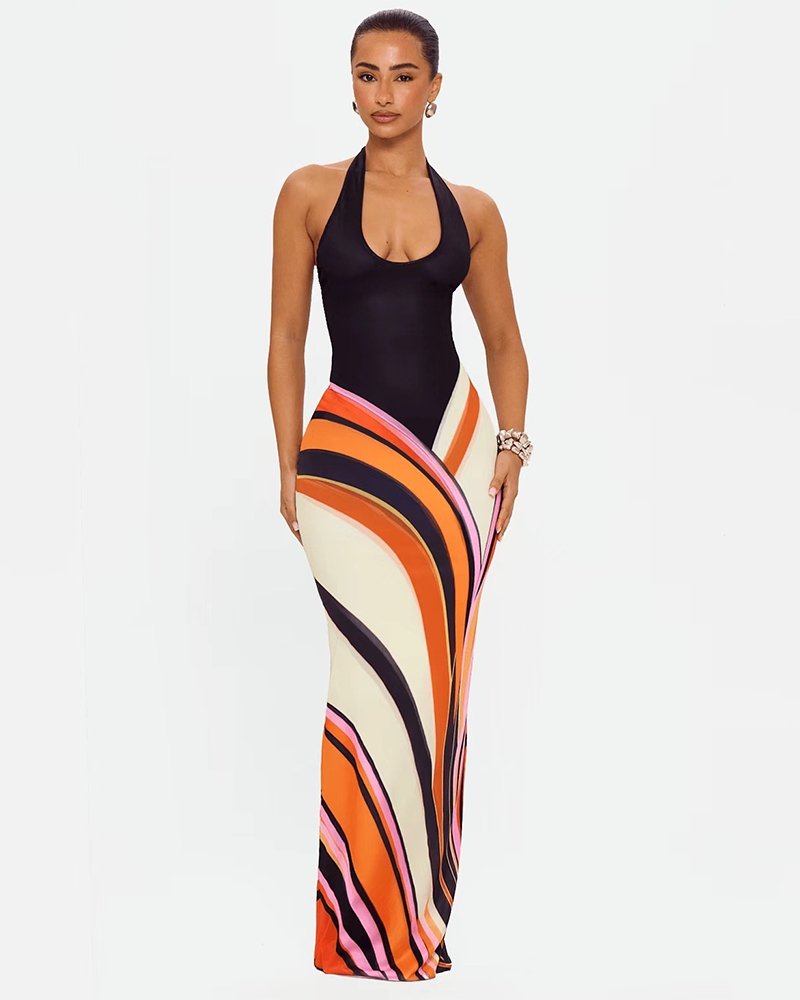 Backless Allure Maxi Dress