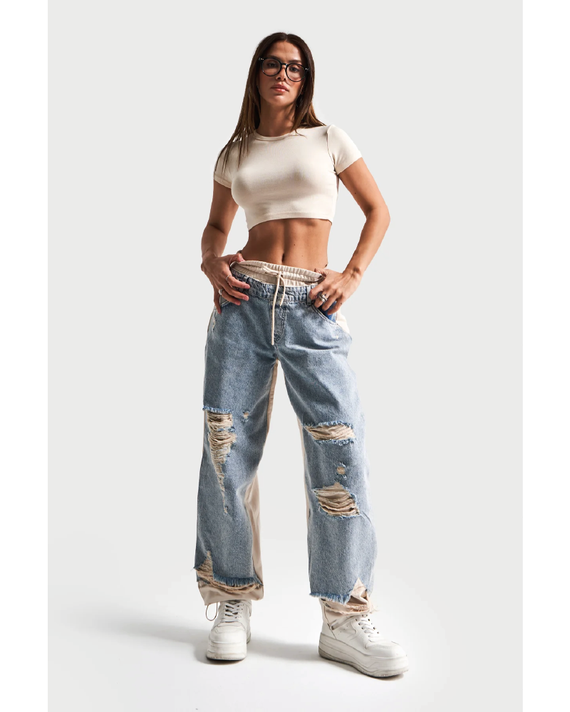 Trendy Torn Jeans