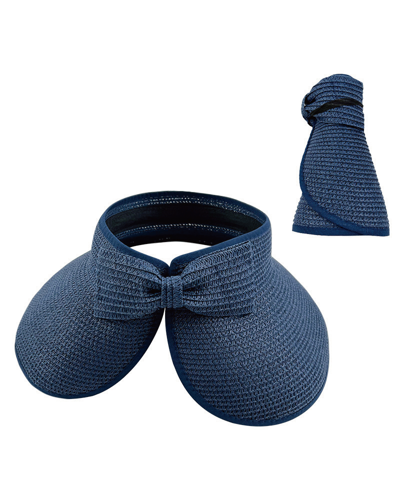 Foldable Easy Carry Straw Sun Visor Hat