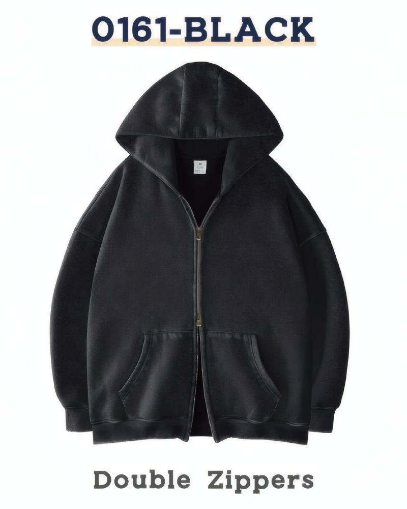 Oversized Zip-Up Hoodie
