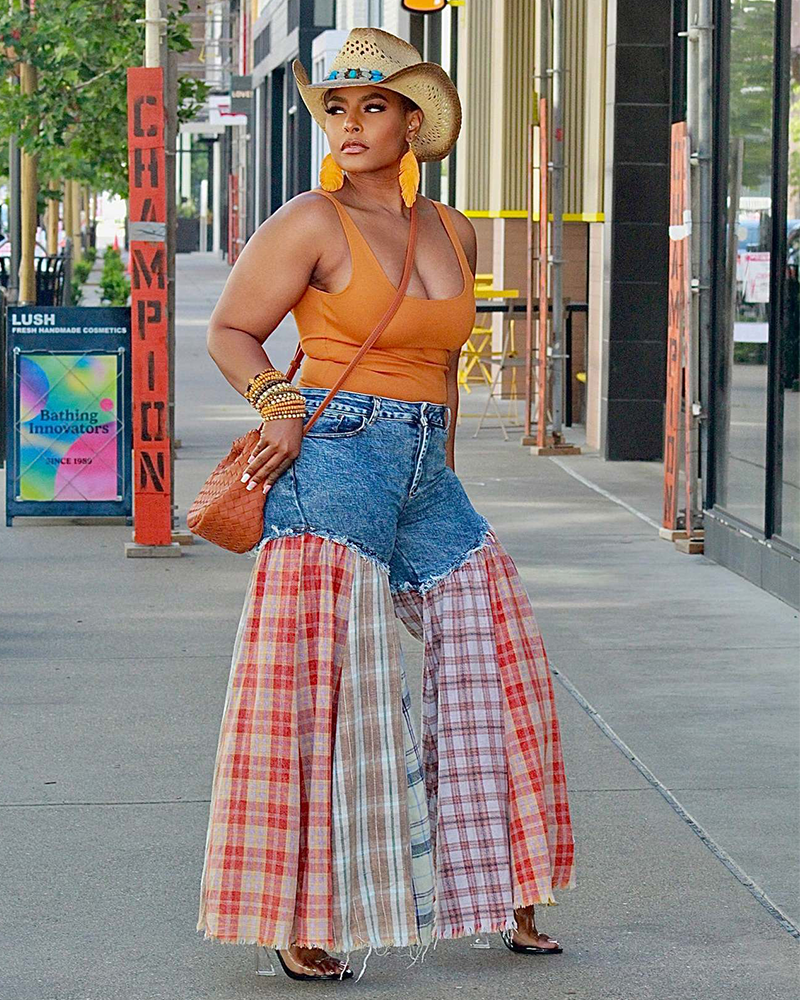 Jamarni Spliced Jeans
