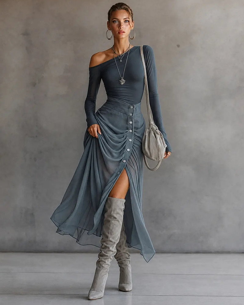 Femme Elegance Skirt Set