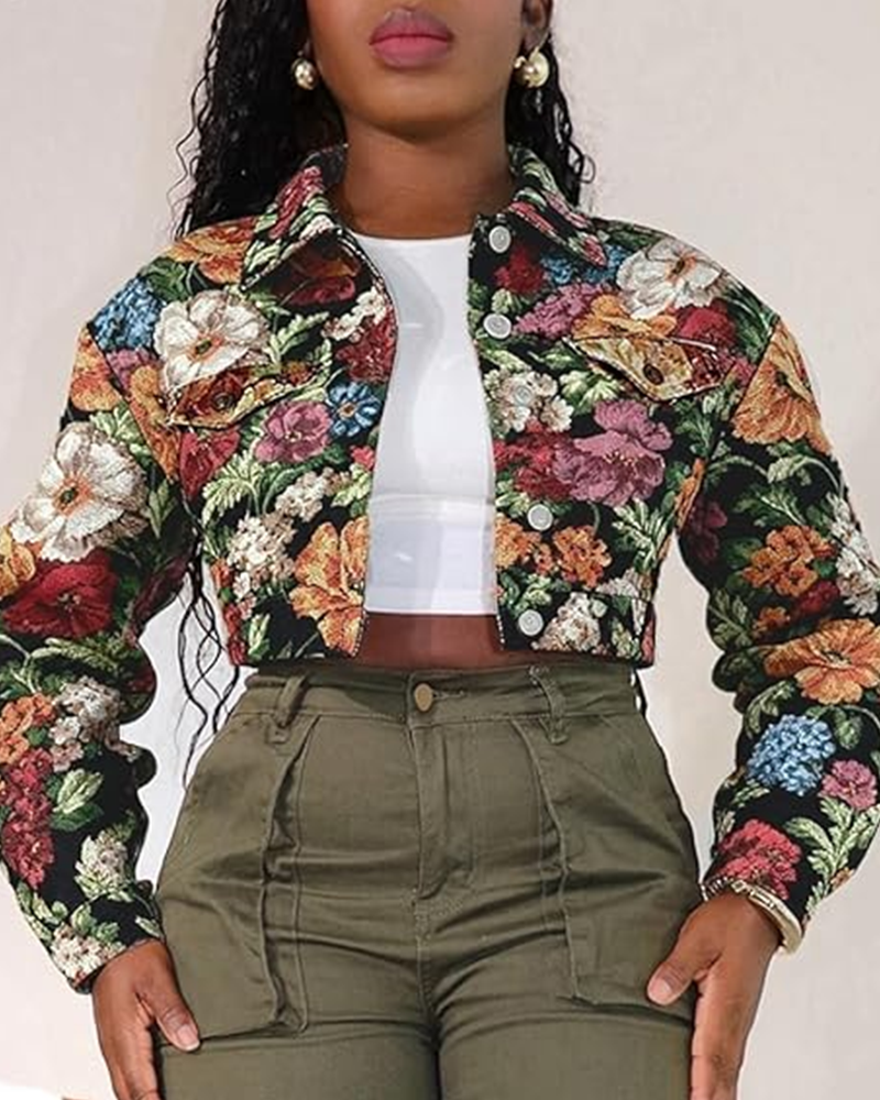 Pattern Play Cropped Jacket