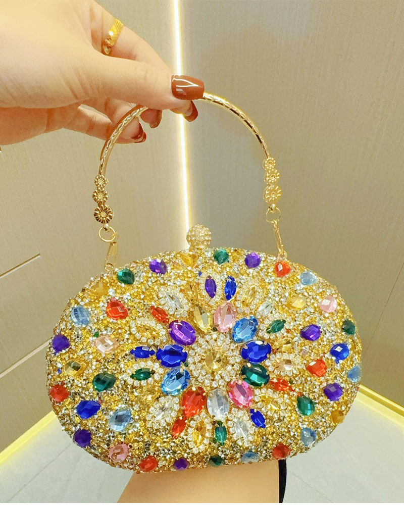 Radiant Rhinestone Handbag