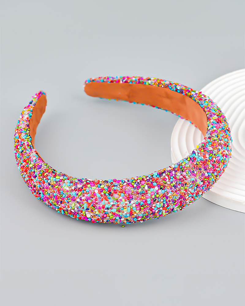 Sponge Wide-Brimmed Headband
