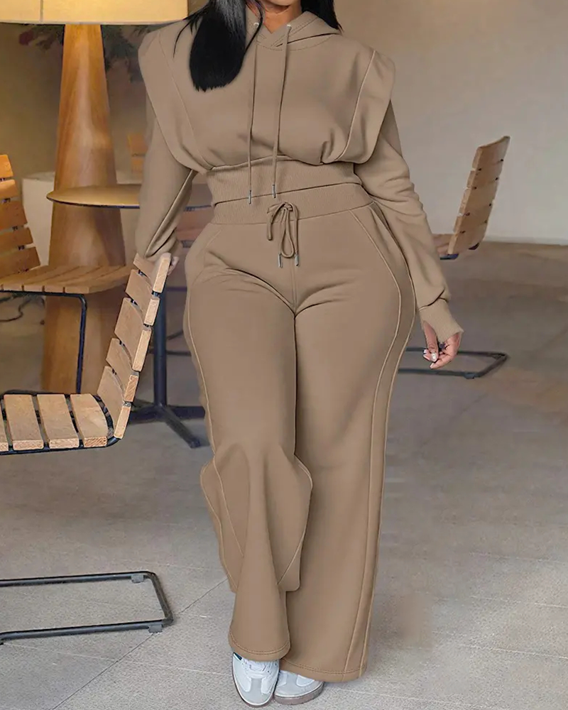 Silhouette Hooded Sweatsuit