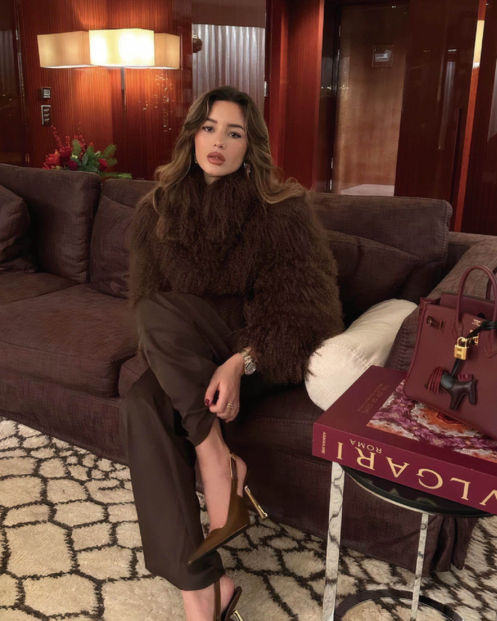 Shaggy Faux Fur Jacket