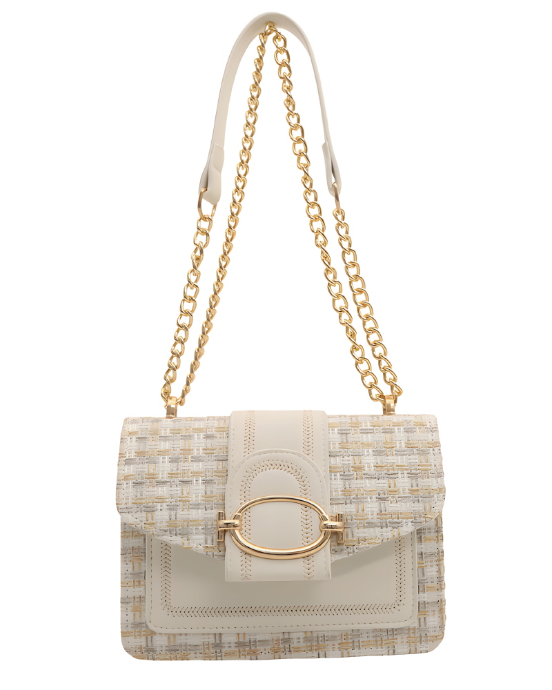 Mini Plaid Tweed Bag