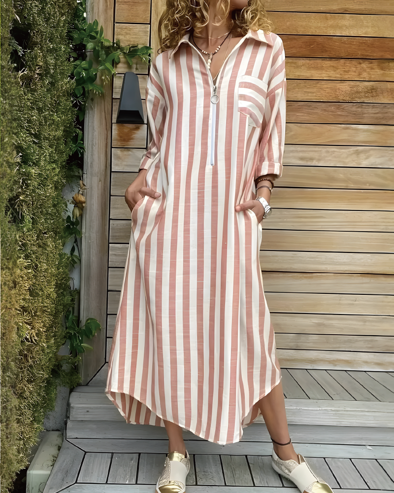 Vintage Safari Shirt Dress