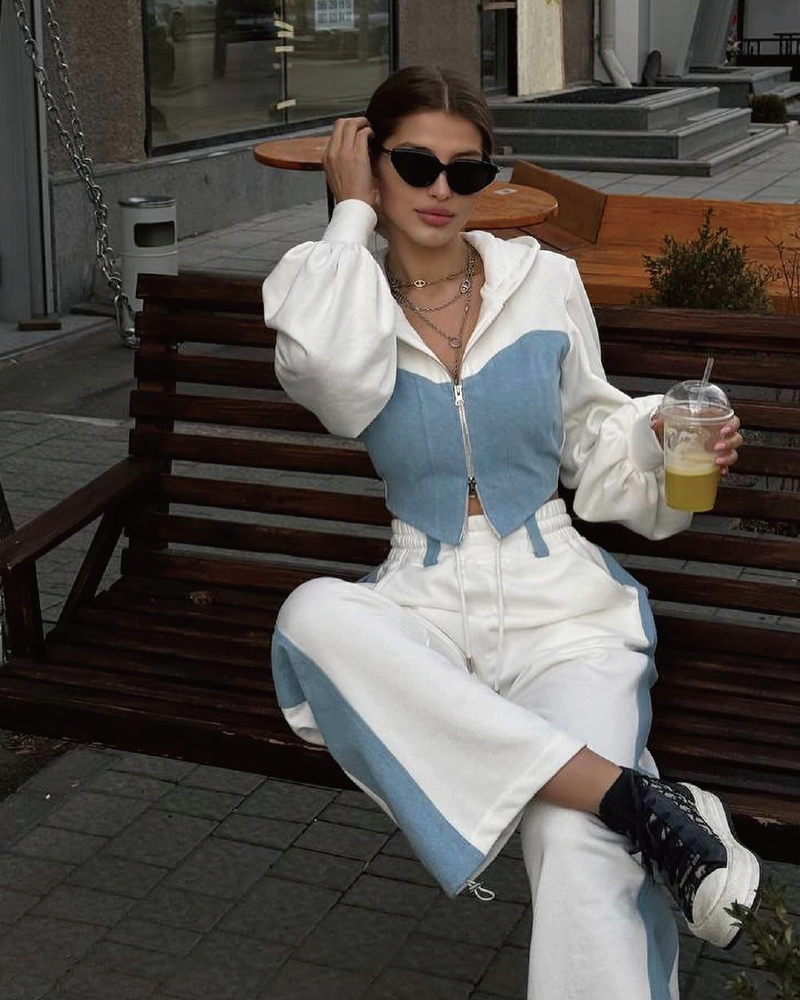 Tell You Later Denim Pant Set
