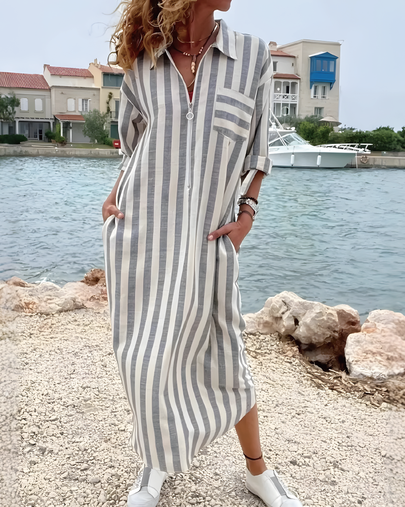 Vintage Safari Shirt Dress