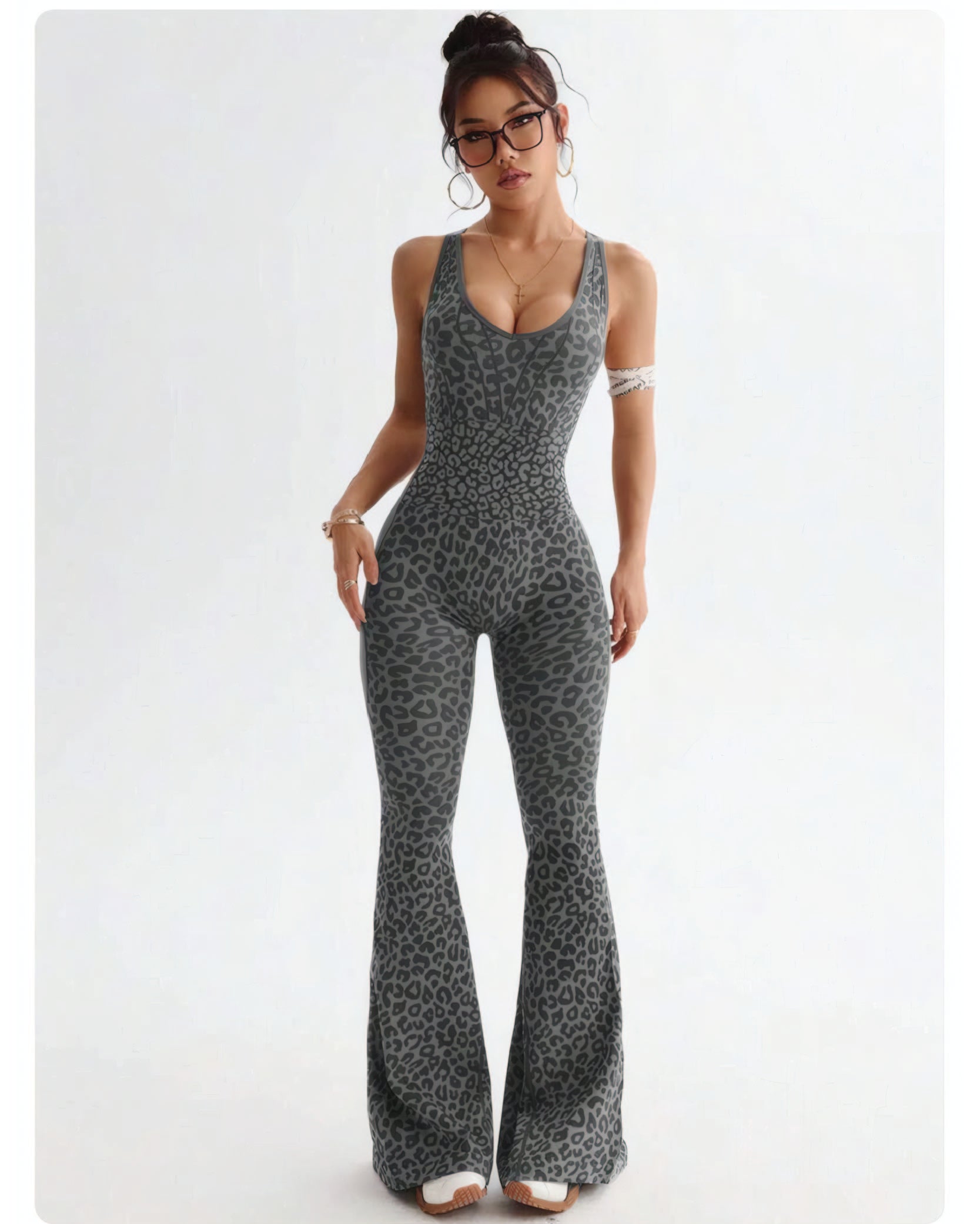 Leopard Print One-Piece