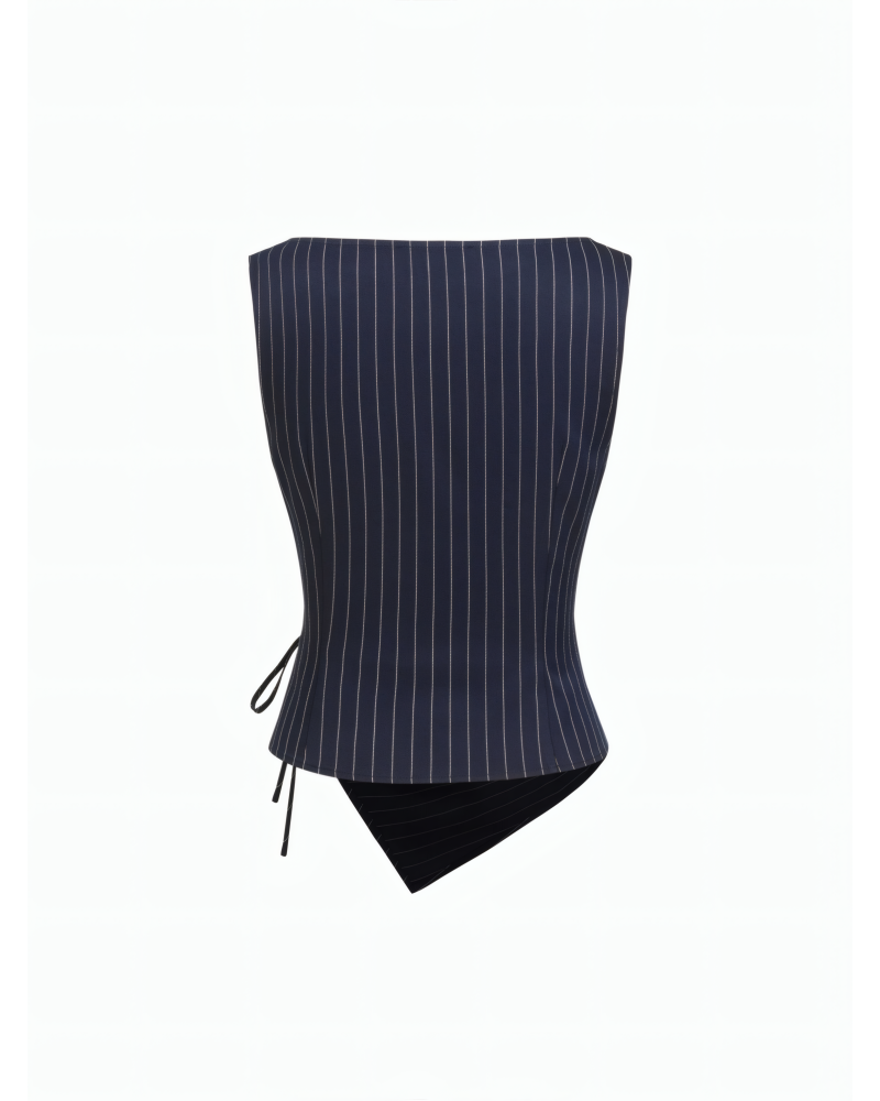 Stephanie Pinstripe Pant Set