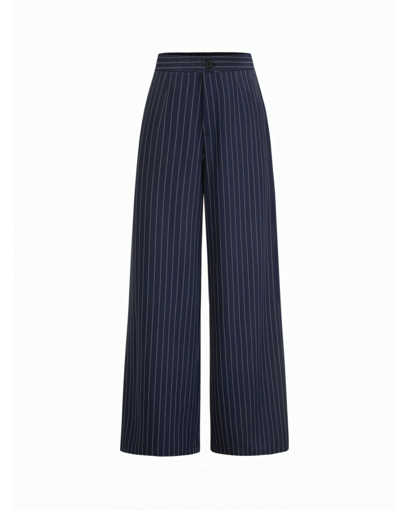 Stephanie Pinstripe Pant Set