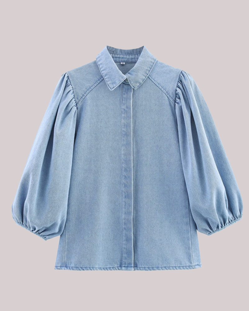 She's A Looker Denim Top