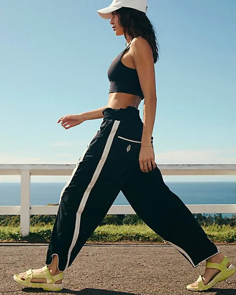 Effortless Stripe Vibes Track Pants