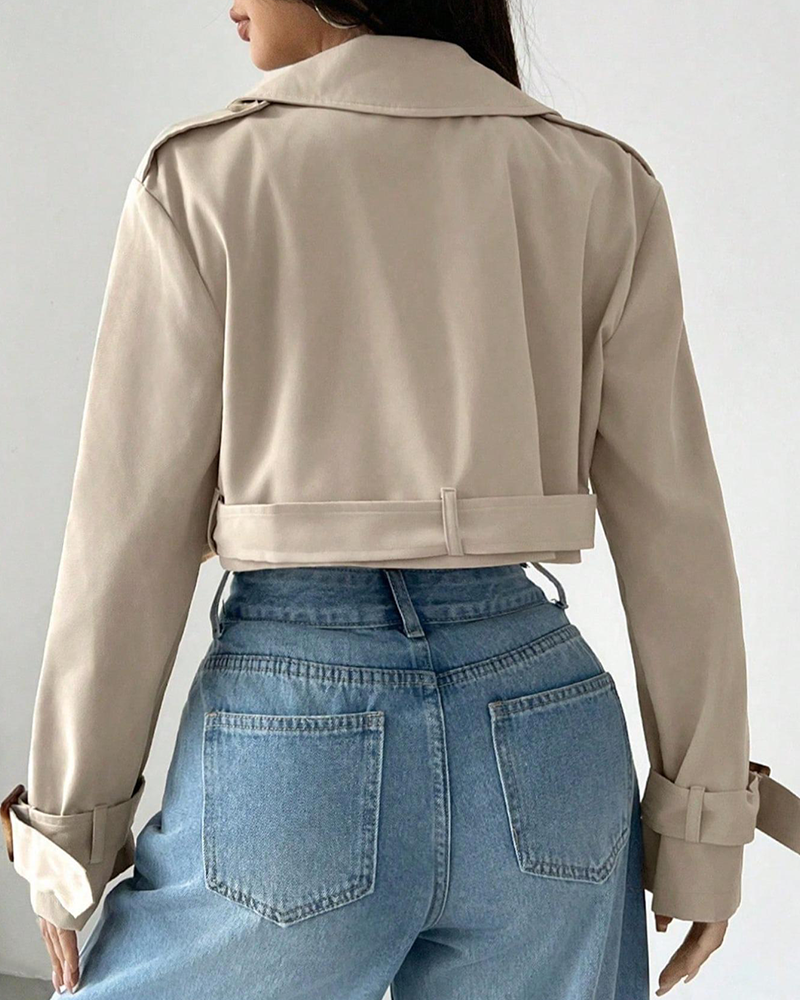 Clean Line Crop Jacket