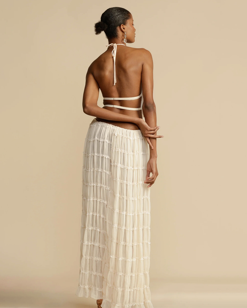Golden Riviera Skirt Set