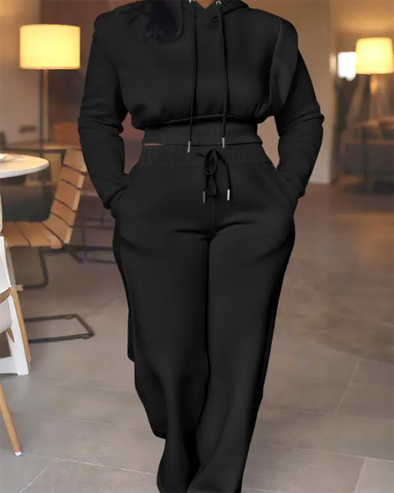 Silhouette Hooded Sweatsuit