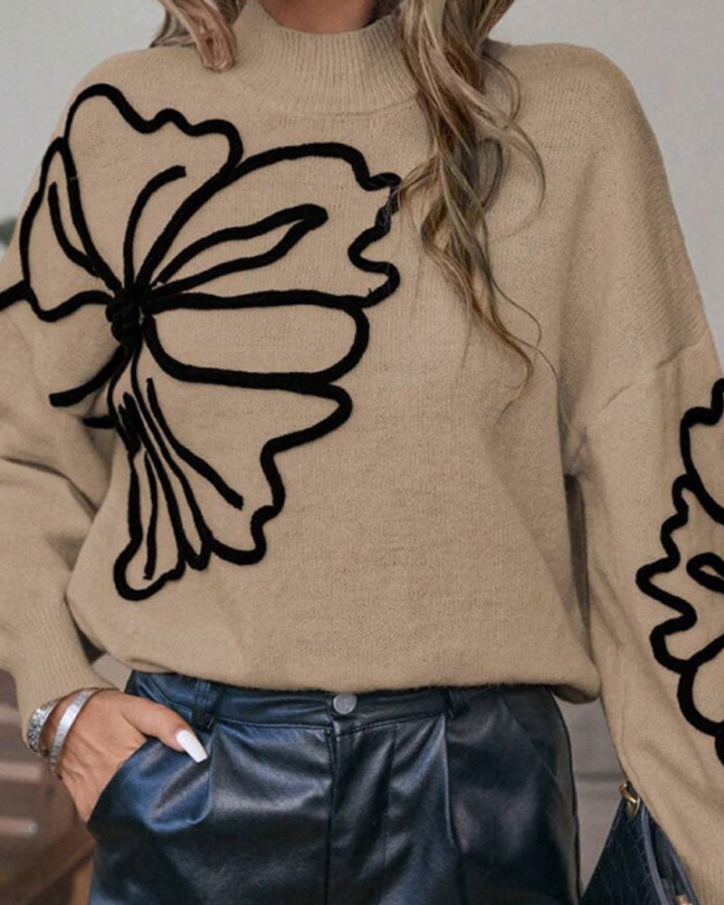 Dream Stitch Turtleneck Sweater