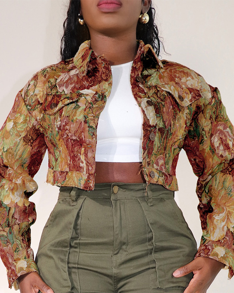 Pattern Play Cropped Jacket