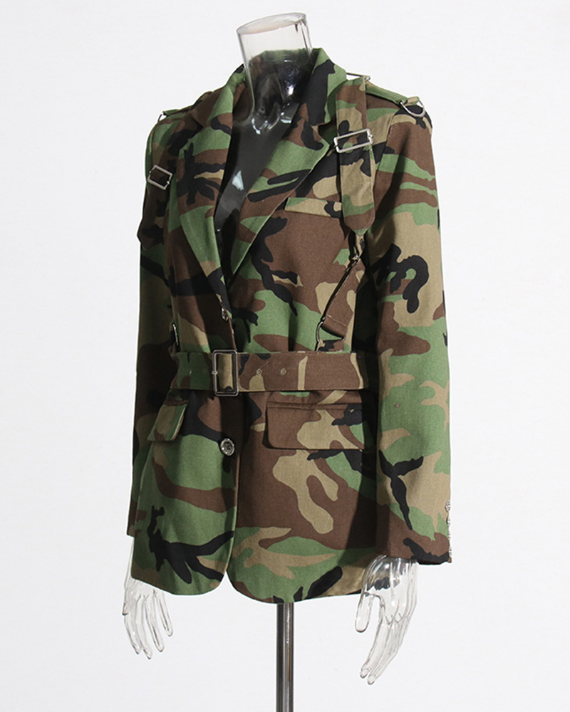 Glitter Glam Camo Jacket