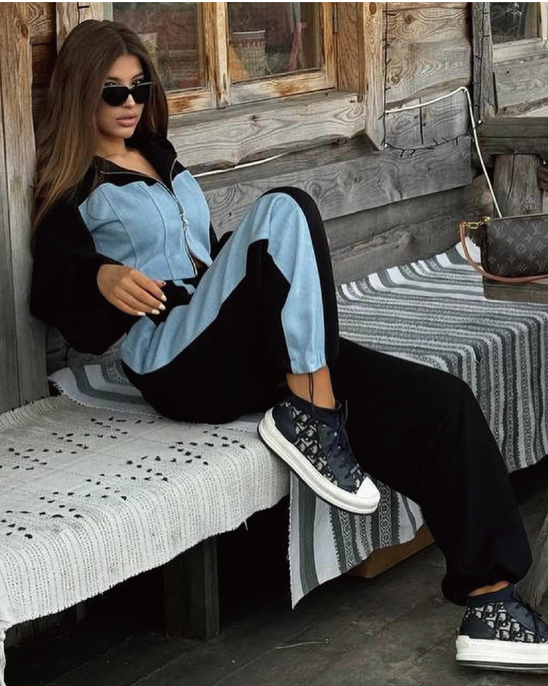 Tell You Later Denim Pant Set
