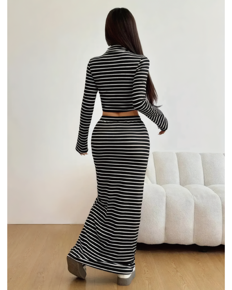 Ensemble Chic Urbain Skirt Set