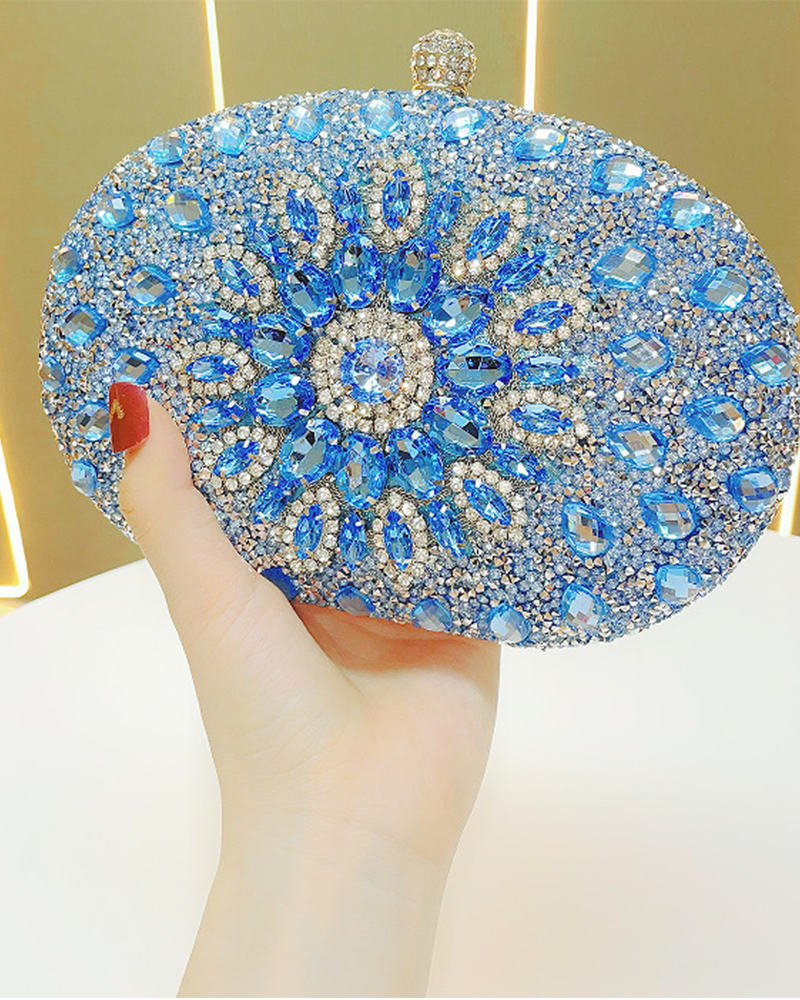 Radiant Rhinestone Handbag