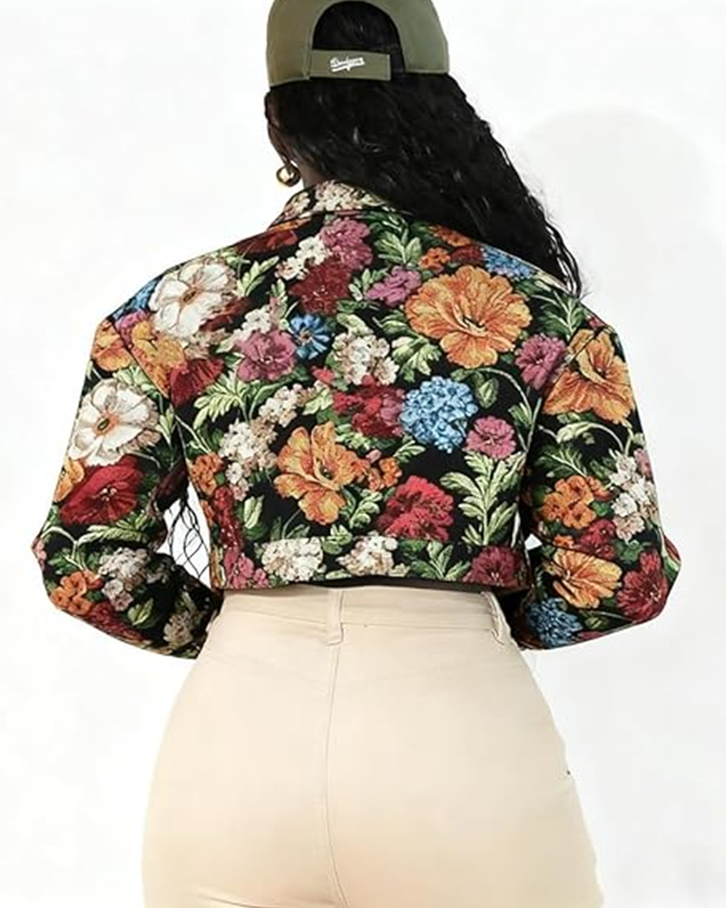 Pattern Play Cropped Jacket