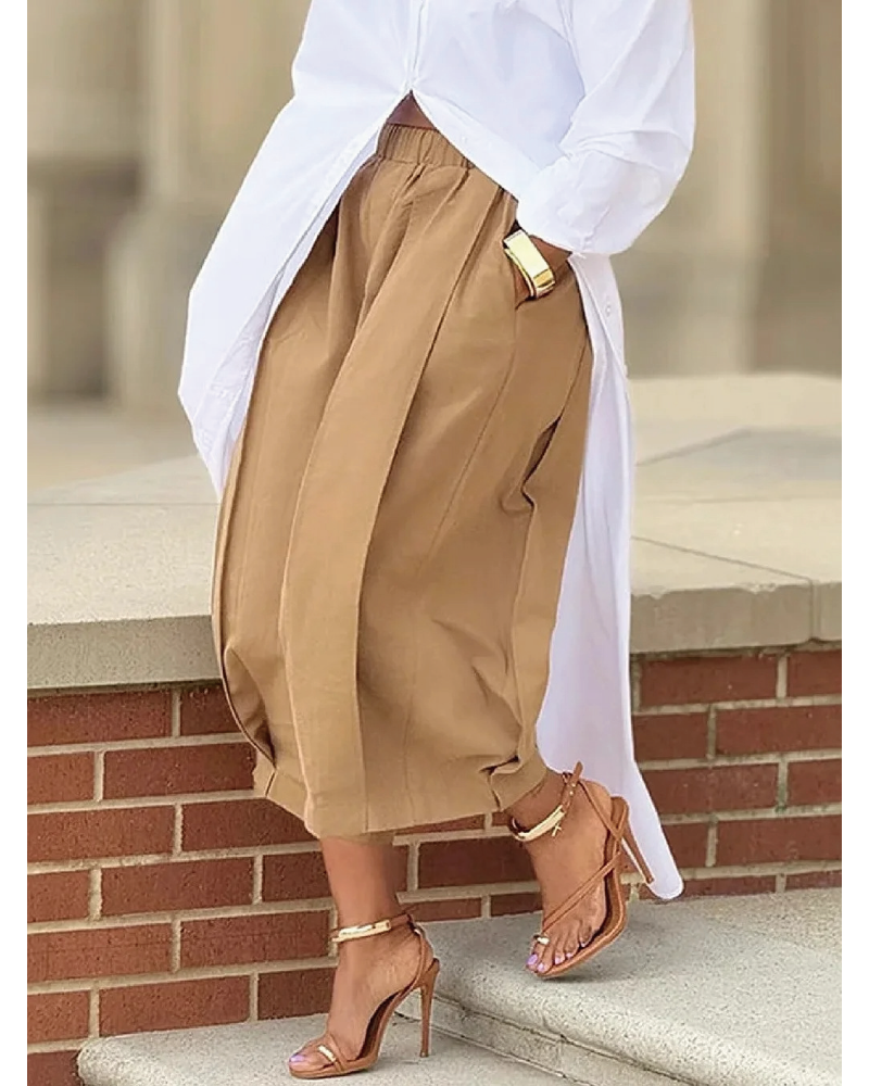 Cropped Capri Pants