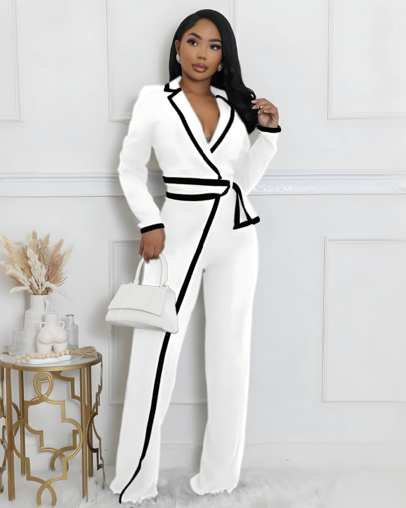 True Boss Long Sleeve Jumpsuit