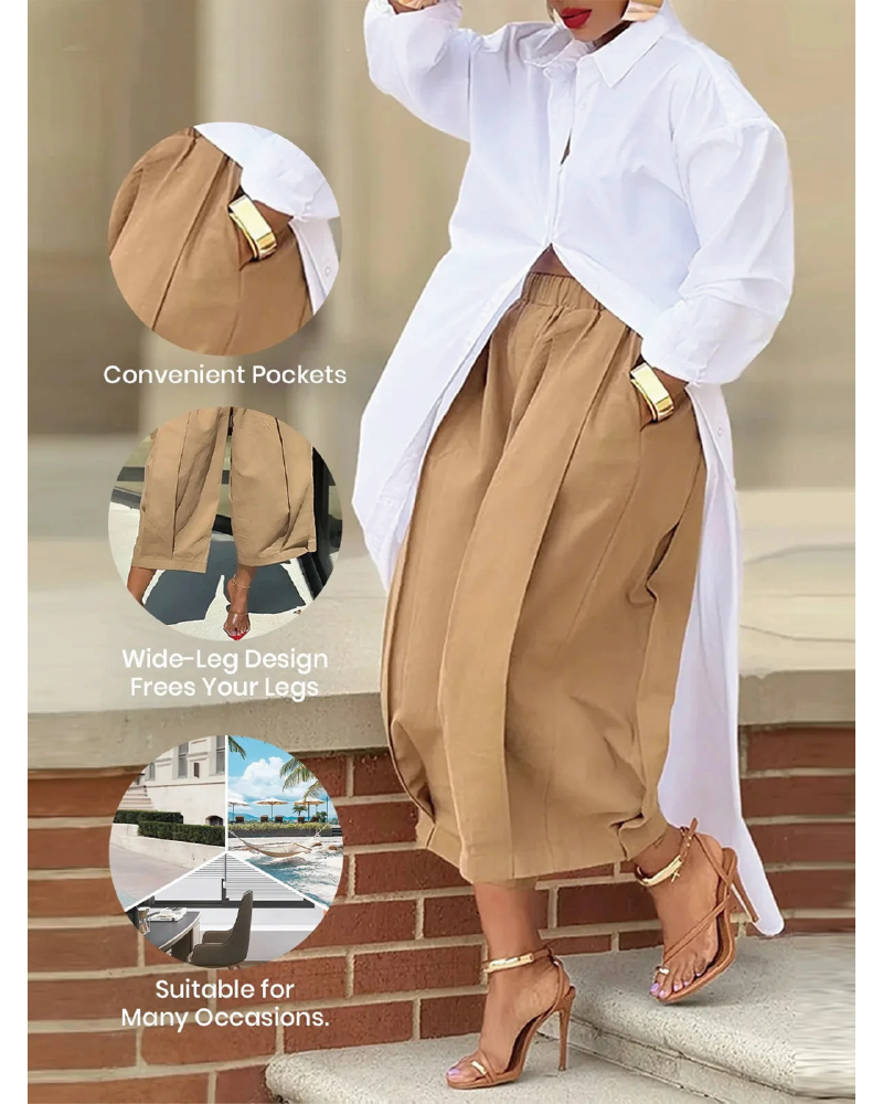 Cropped Capri Pants