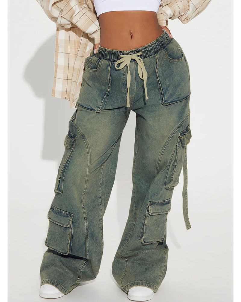 Met My Match Baggy Cargo Jeans