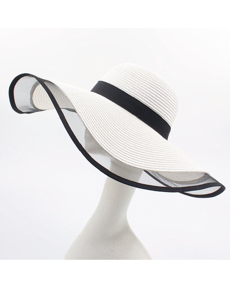Paper Straw Beach Hat