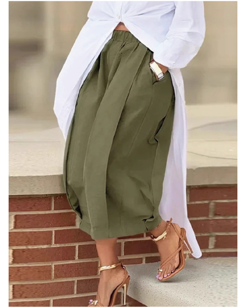 Cropped Capri Pants