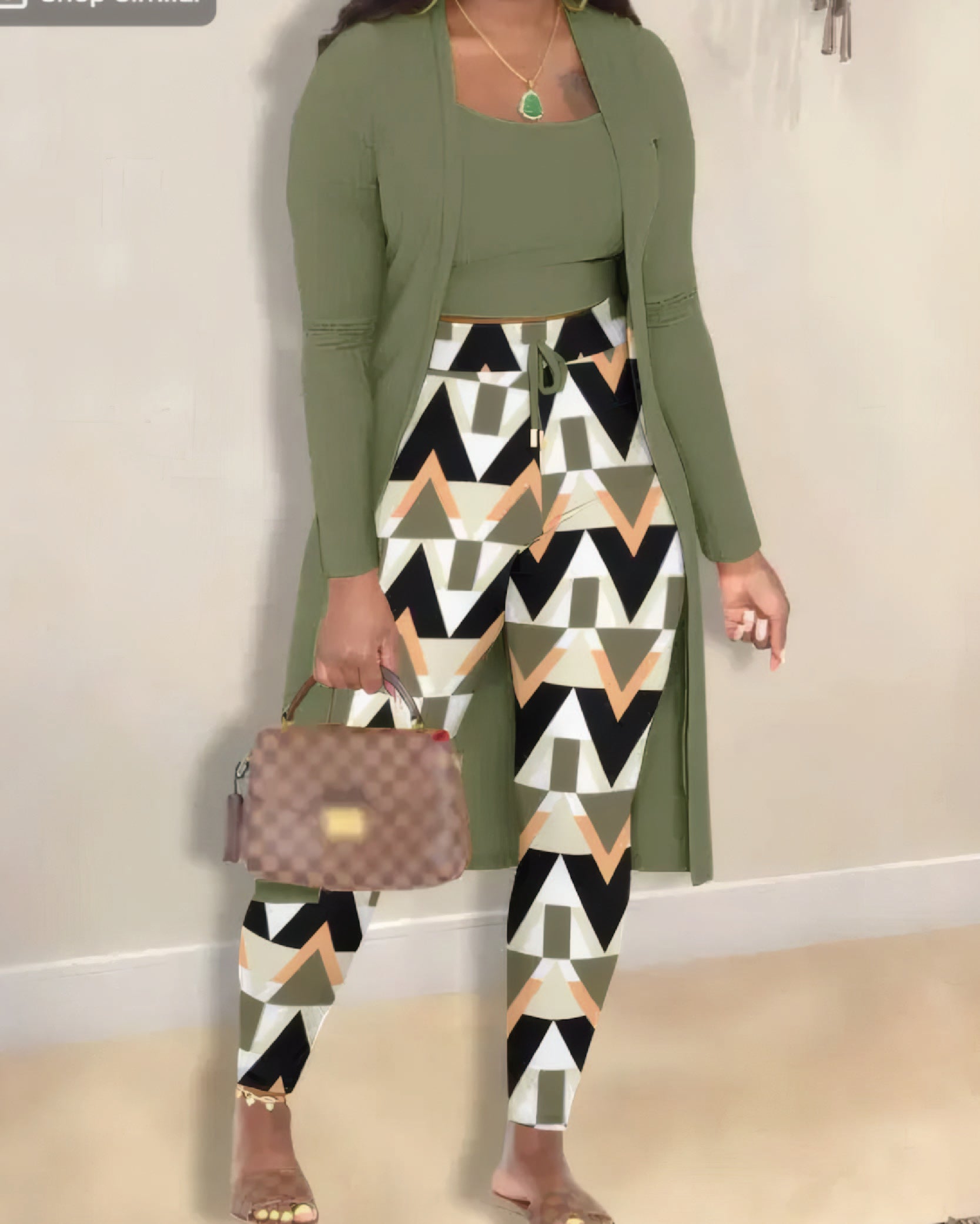 3pc Old Time Love Legging Set