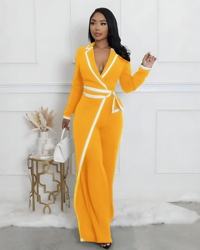 True Boss Long Sleeve Jumpsuit