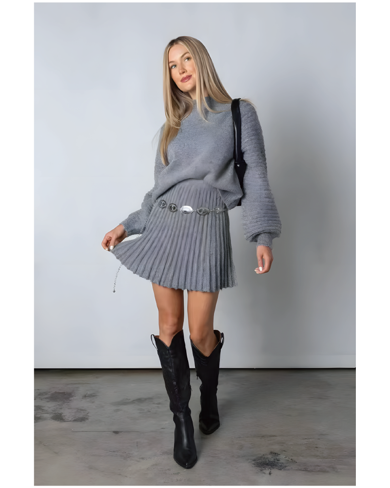 Seasonal Style Knit Sweater Set