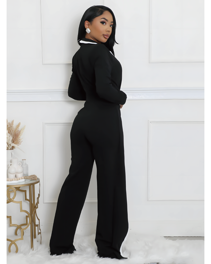 True Boss Long Sleeve Jumpsuit