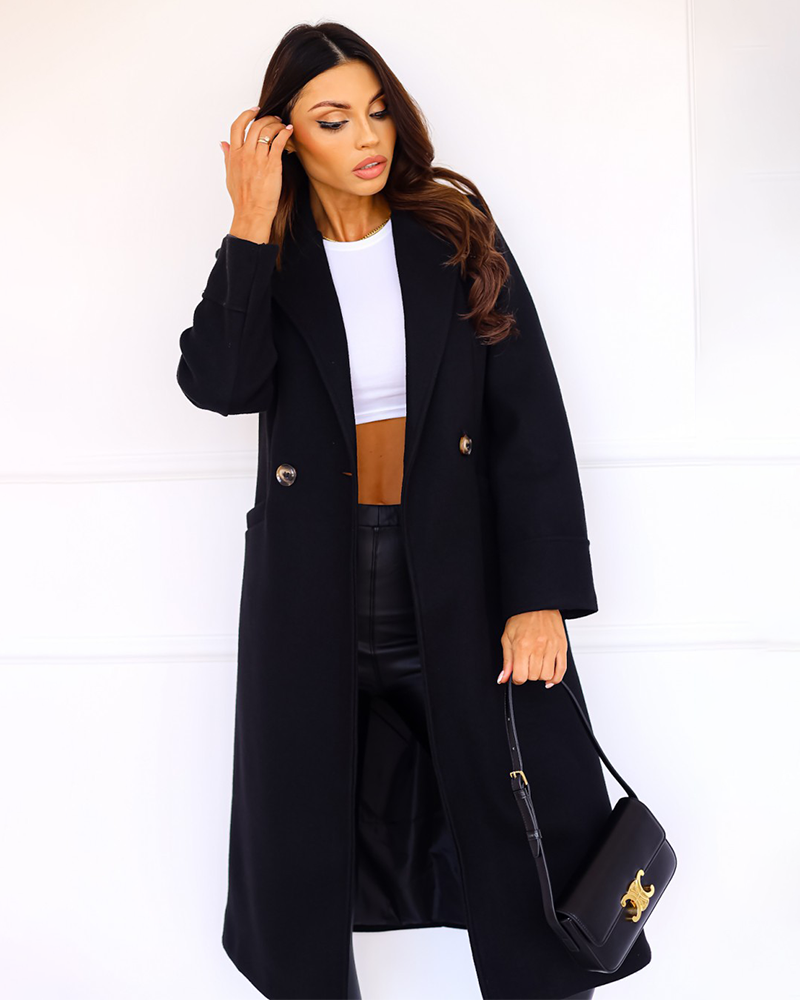 Elite Style Wool Overcoat