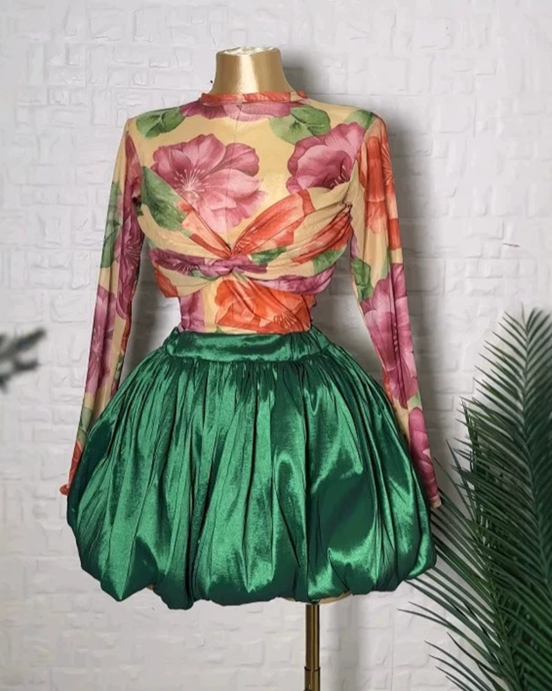 Desert Bloom Skirt Set