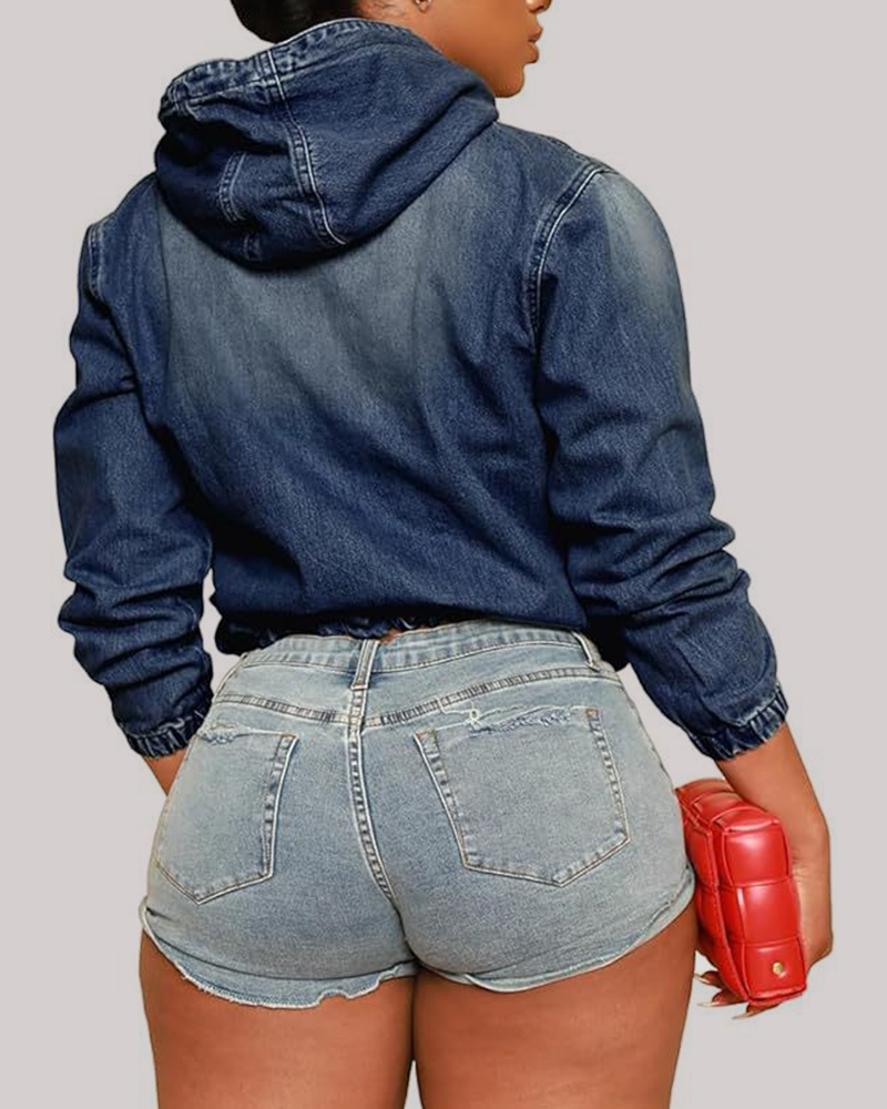 Denim Babe Hoodie