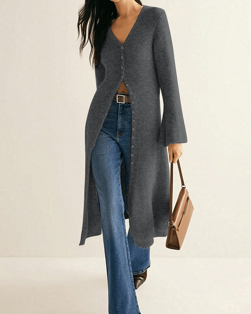 Elegant Muse Long Cardigan